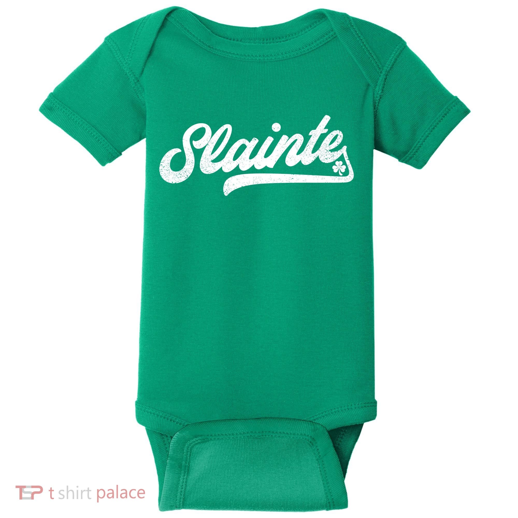 Slainte Irish Cheers Baby Bodysuit