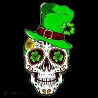 Sugar Irish Clover Skull St Patricks Day Coffee Mug thumb 5