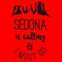 Sedona Is Calling And I Must Go Arizona Vacation Santa Hat thumb 1