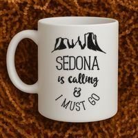 Sedona Is Calling And I Must Go Arizona Vacation Coffee Mug thumb 2