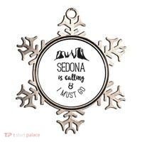 Sedona Is Calling And I Must Go Arizona Vacation Ornament thumb 0