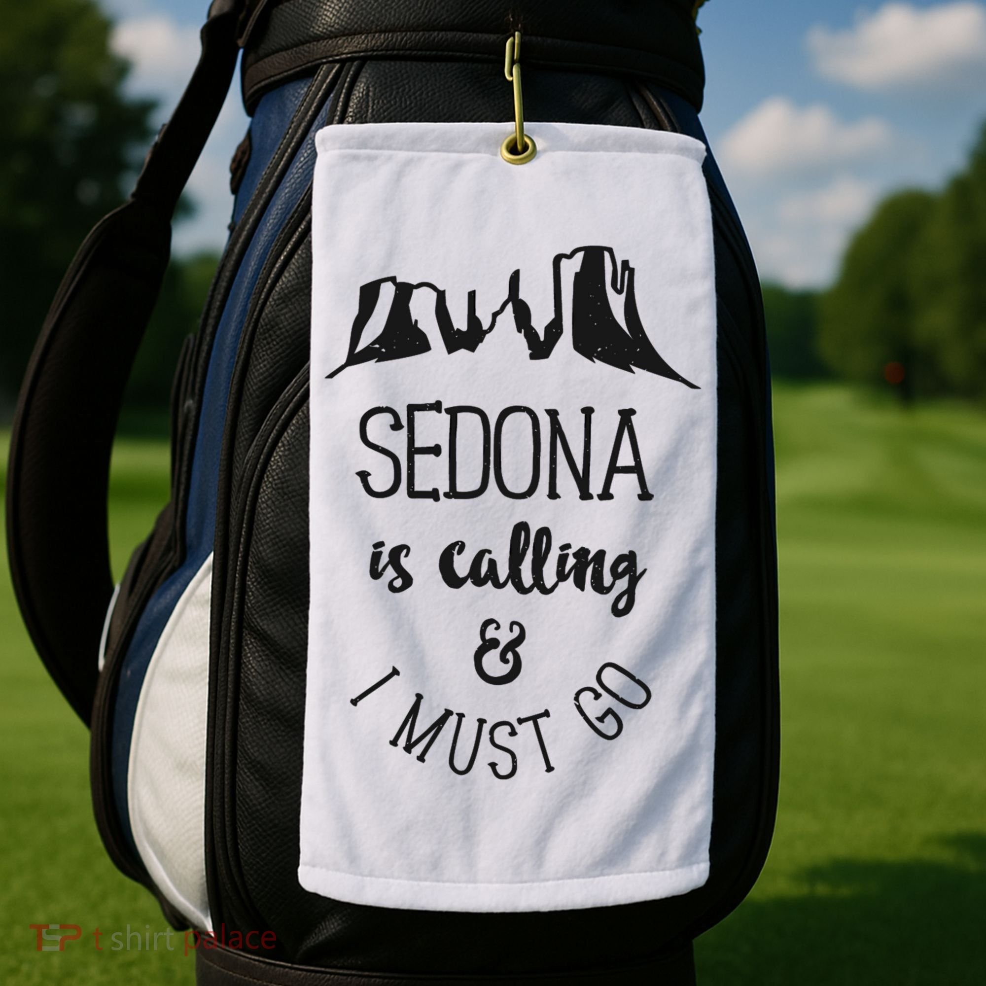 Sedona Is Calling And I Must Go Arizona Vacation Golf Towel
