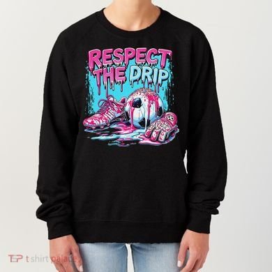 Soccer Ice Cream Sprinkles Theme Respect The Drip Women's Sweatshirt