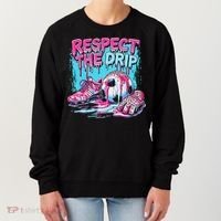 Soccer Ice Cream Sprinkles Theme Respect The Drip Women's Sweatshirt thumb 0
