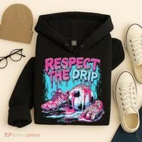 Soccer Ice Cream Sprinkles Theme Respect The Drip Hoodie thumb 4