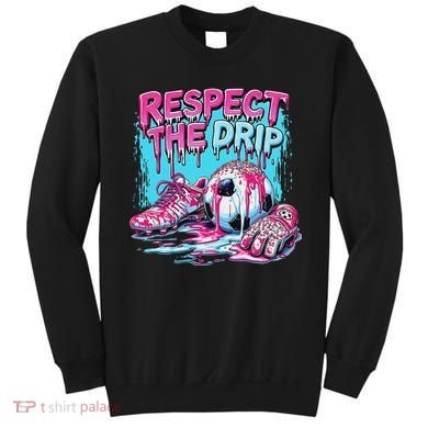 Soccer Ice Cream Sprinkles Theme Respect The Drip Sweatshirt