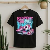Soccer Ice Cream Sprinkles Theme Respect The Drip T-Shirt thumb 2