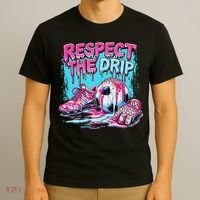 Soccer Ice Cream Sprinkles Theme Respect The Drip T-Shirt thumb 3