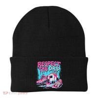 Soccer Ice Cream Sprinkles Theme Respect The Drip Beanie thumb 0