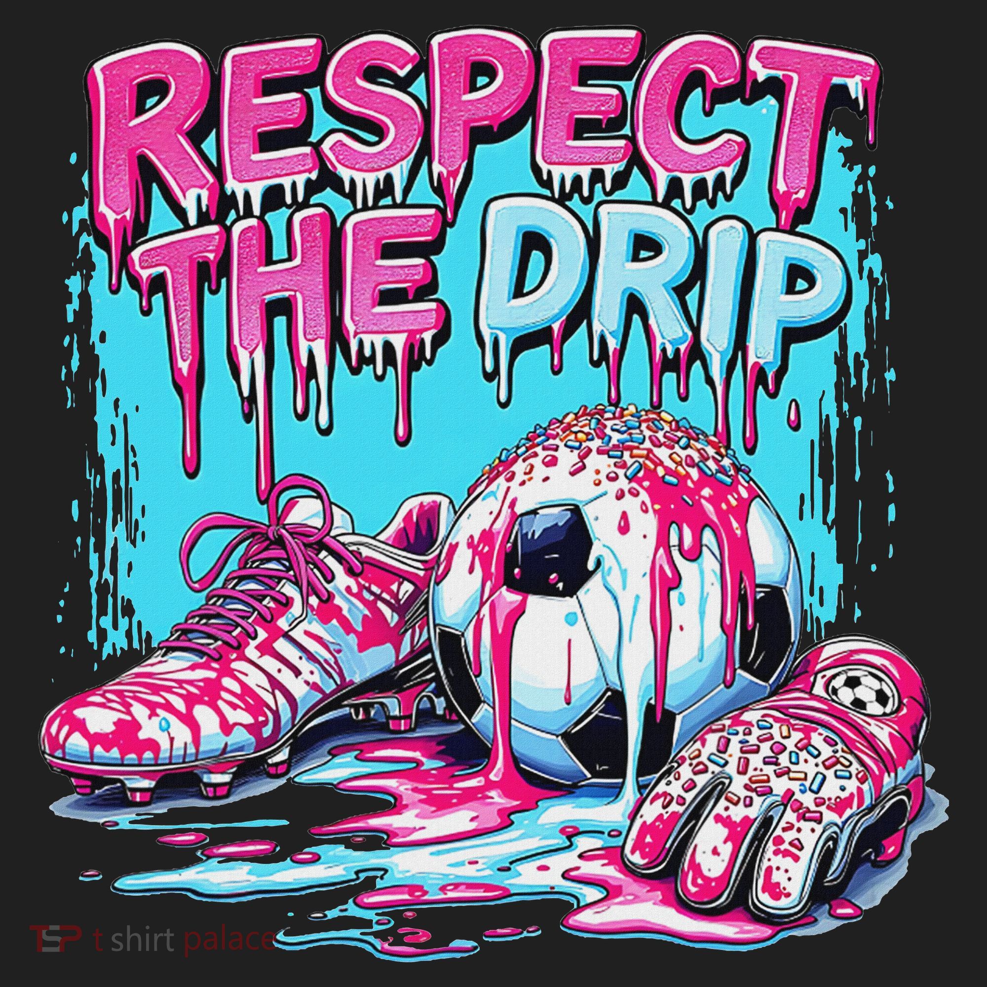 Soccer Ice Cream Sprinkles Theme Respect The Drip Beanie