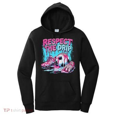 Soccer Ice Cream Sprinkles Theme Respect The Drip Women's Hoodie