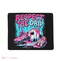 Soccer Ice Cream Sprinkles Theme Respect The Drip Mousepad thumb 0