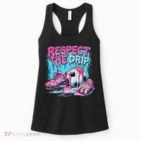 Soccer Ice Cream Sprinkles Theme Respect The Drip Women's Tank Top thumb 0