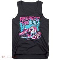 Soccer Ice Cream Sprinkles Theme Respect The Drip Tank Top thumb 0