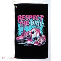 Soccer Ice Cream Sprinkles Theme Respect The Drip Golf Towel thumb 0