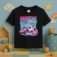 Soccer Ice Cream Sprinkles Theme Respect The Drip Toddler T-Shirt thumb 3