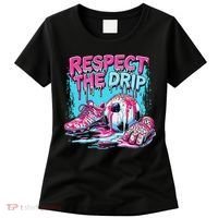 Soccer Ice Cream Sprinkles Theme Respect The Drip Women's T-Shirt thumb 0