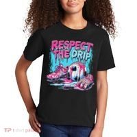 Soccer Ice Cream Sprinkles Theme Respect The Drip Kids T-Shirt thumb 2
