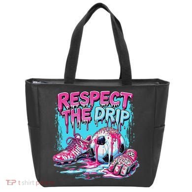 Soccer Ice Cream Sprinkles Theme Respect The Drip Tote Bag