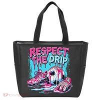 Soccer Ice Cream Sprinkles Theme Respect The Drip Tote Bag thumb 0