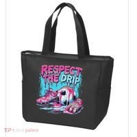 Soccer Ice Cream Sprinkles Theme Respect The Drip Tote Bag thumb 3