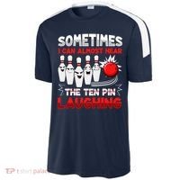 Sometimes I Can Almost Hear The Ten Pin Laughing Bowler Bowling Lover Sport-Tek Competitor United Soccer Jersey thumb 2