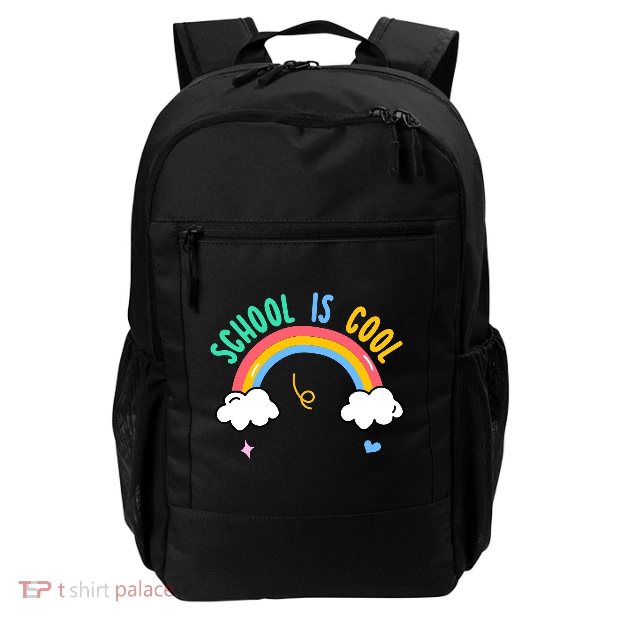 School Is Cool Rainbow Fun Retro Backpack