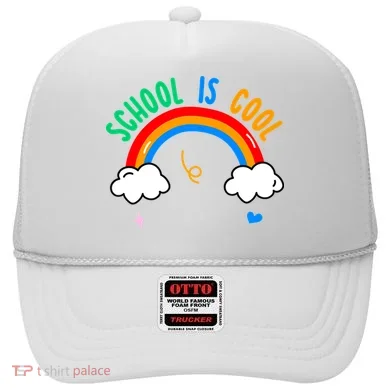 School Is Cool Rainbow Fun Retro Hat