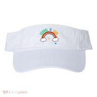 School Is Cool Rainbow Fun Retro Visor thumb 0