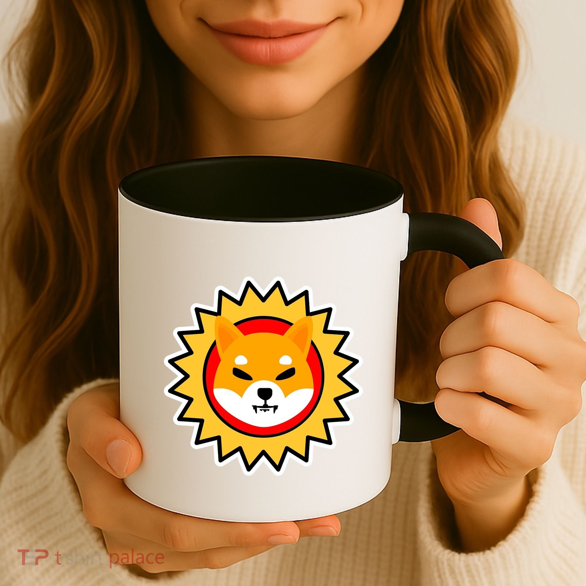 Shiba Inu Coin Star Logo Coffee Mug