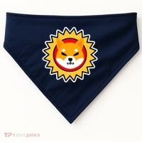 Shiba Inu Coin Star Logo USA-Made Doggie Bandana thumb 0