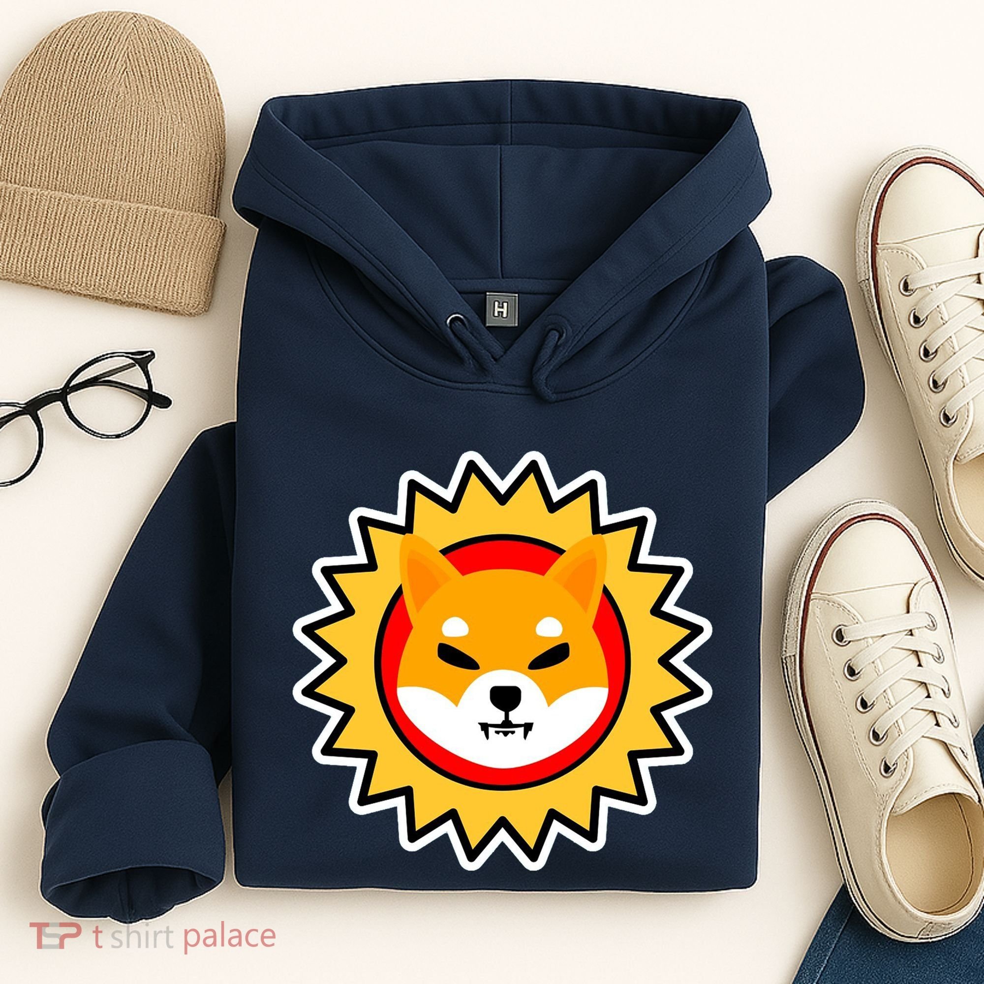 Shiba Inu Coin Star Logo Hoodie