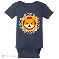 Shiba Inu Coin Star Logo Baby Bodysuit thumb 0