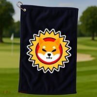 Shiba Inu Coin Star Logo Golf Towel thumb 1