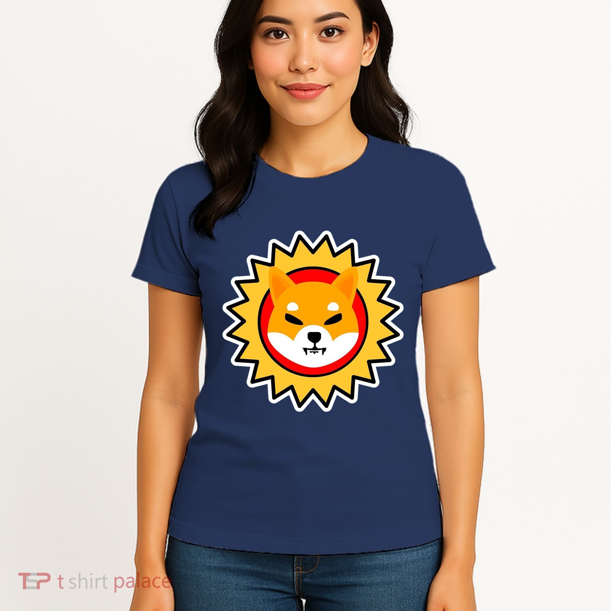 Shiba Inu Coin Star Logo Women's T-Shirt