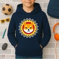 Shiba Inu Coin Star Logo Kids Hoodie thumb 2