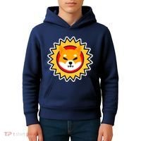 Shiba Inu Coin Star Logo Kids Hoodie thumb 4