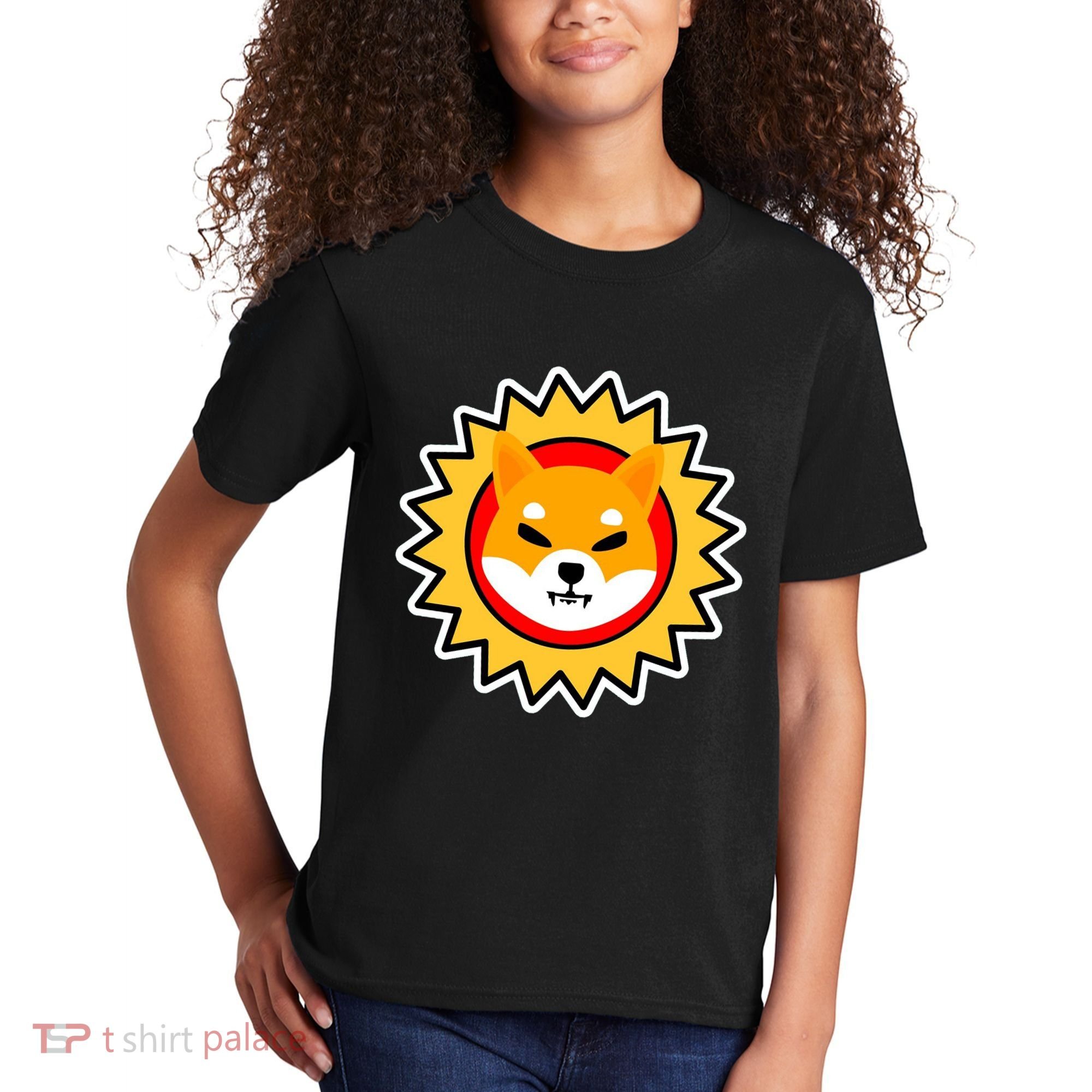Shiba Inu Coin Star Logo Kids T-Shirt