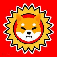 Shiba Inu Coin Star Logo Santa Hat thumb 1