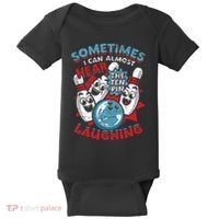 Sometimes I Can Almost Hear The Ten Pin Laughing Baby Bodysuit thumb 0