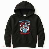 Sometimes I Can Almost Hear The Ten Pin Laughing Kids Hoodie thumb 0
