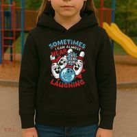 Sometimes I Can Almost Hear The Ten Pin Laughing Kids Hoodie thumb 3