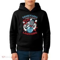 Sometimes I Can Almost Hear The Ten Pin Laughing Kids Hoodie thumb 4
