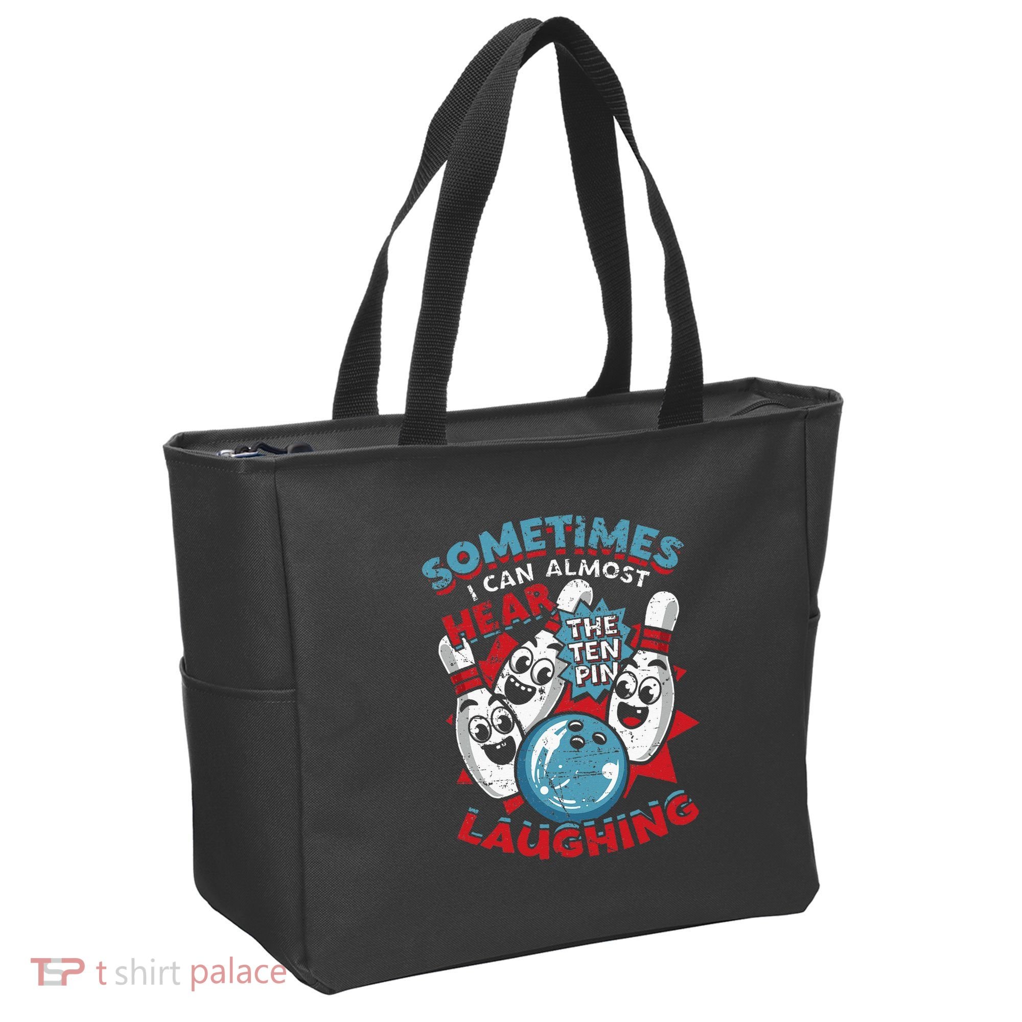 Sometimes I Can Almost Hear The Ten Pin Laughing Tote Bag