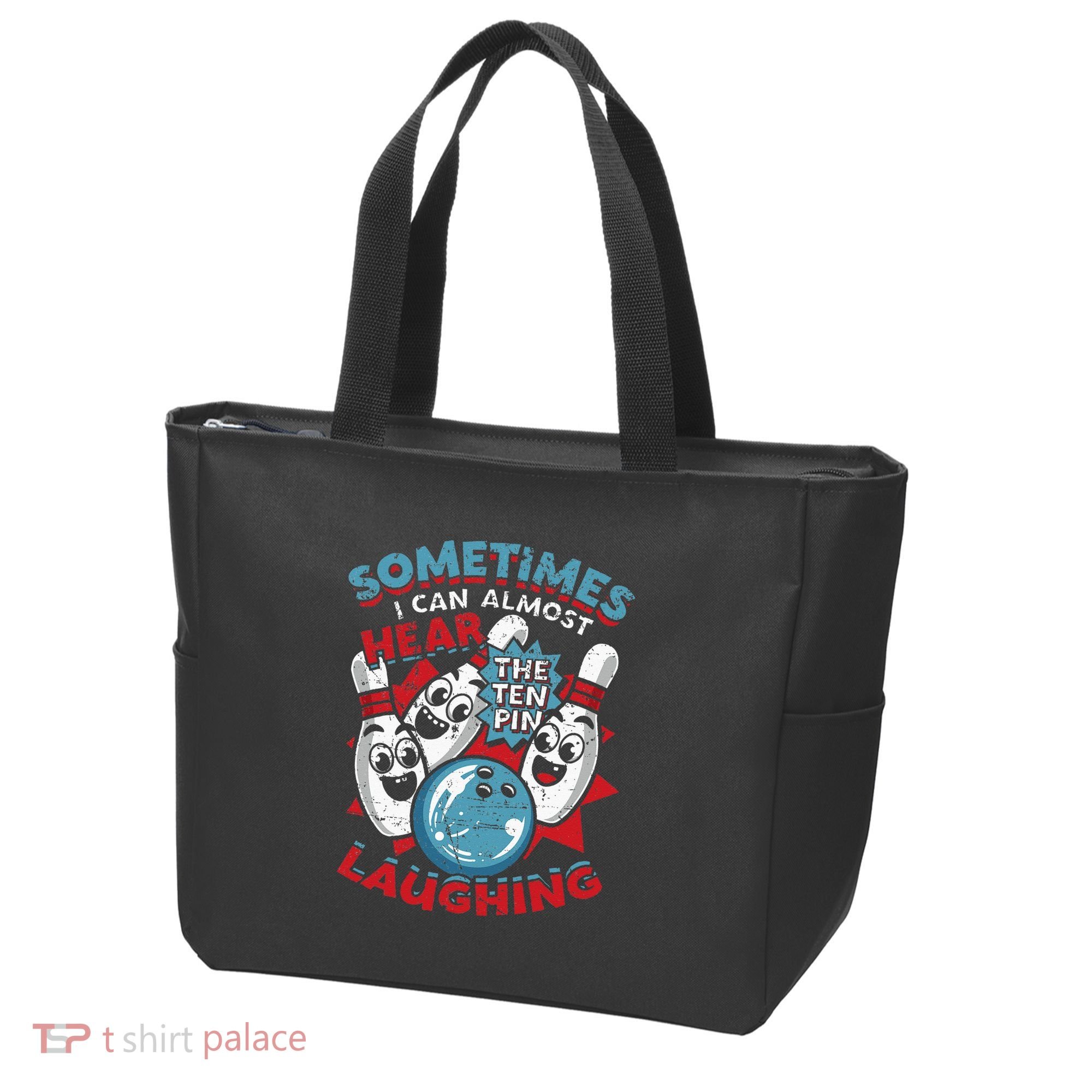 Sometimes I Can Almost Hear The Ten Pin Laughing Tote Bag