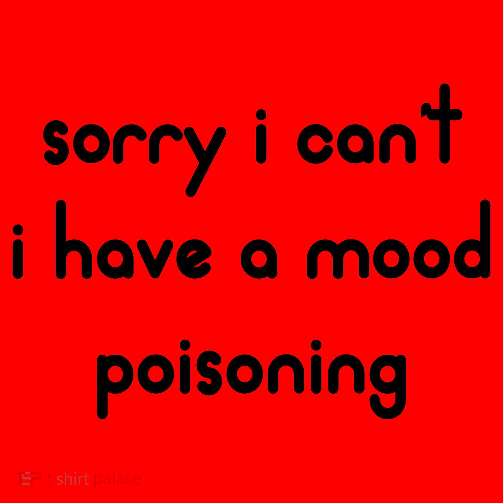 Sorry I Cant I Have Mood Poisoning Santa Hat
