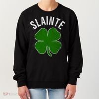 Slainte Irish Clover St Patrick's Day Women's Sweatshirt thumb 0