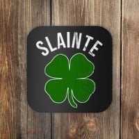Slainte Irish Clover St Patrick's Day Coaster thumb 0