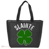 Slainte Irish Clover St Patrick's Day Tote Bag thumb 0