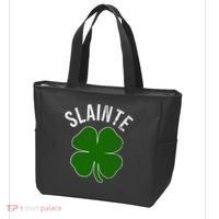 Slainte Irish Clover St Patrick's Day Tote Bag thumb 3